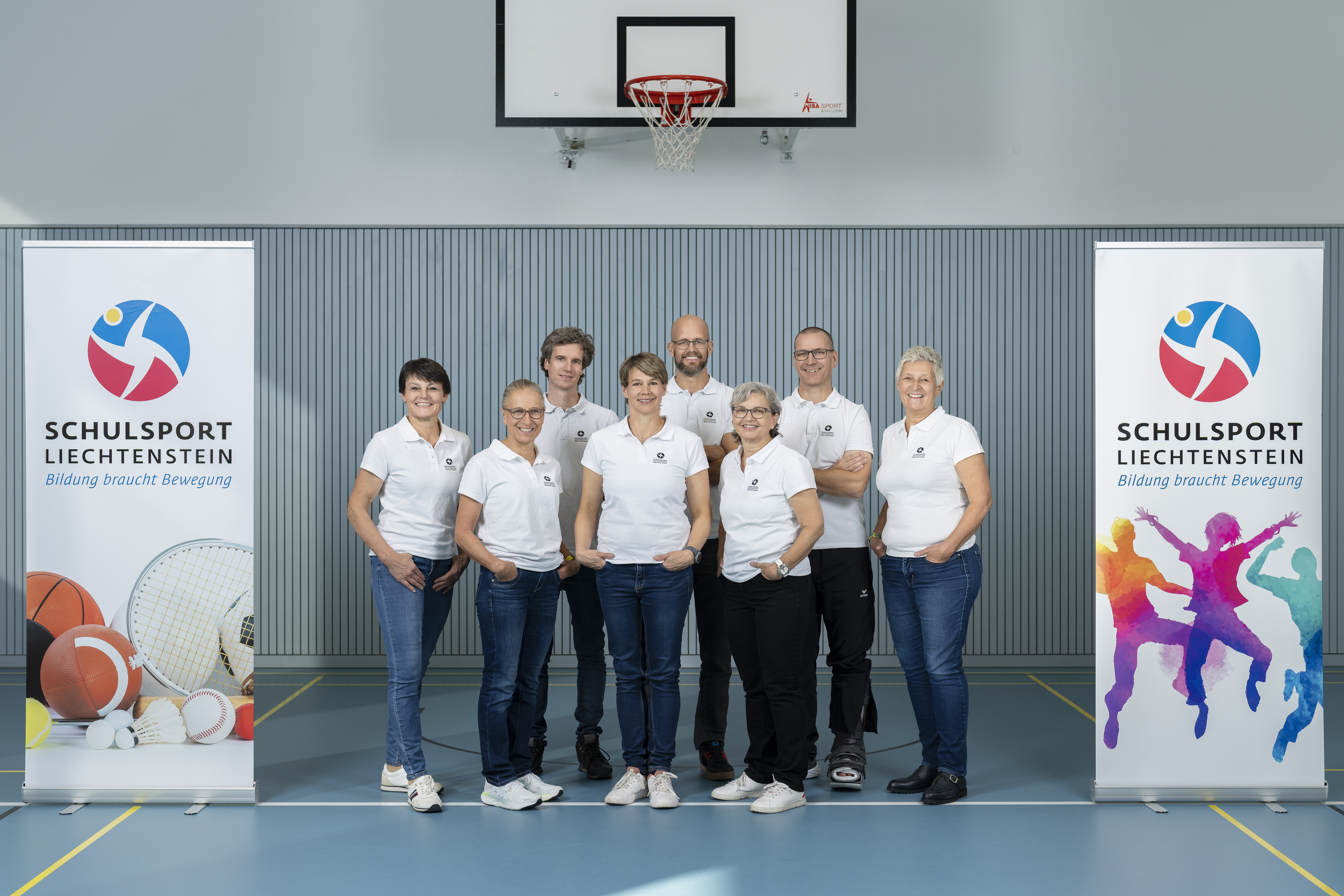 Das Team von Schulsport Liechtenstein